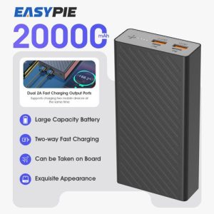 EASYPIE 20000mAh Ultra Power Bank